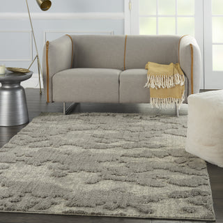 Zermatt ZER01 Grey/Ivory Area Rug by Nourison