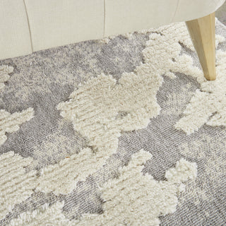 Zermatt ZER01 Ivory/Grey Area Rug by Nourison