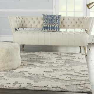 Zermatt ZER01 Ivory/Grey Area Rug by Nourison