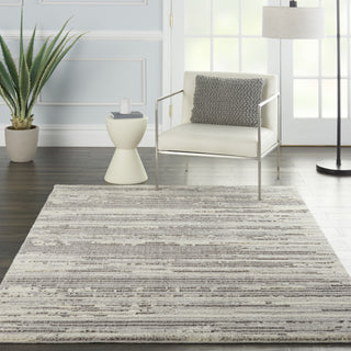 Zermatt ZER02 Grey/Ivory Area Rug by Nourison