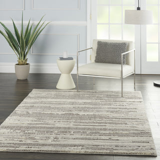 Zermatt ZER02 Grey/Ivory Area Rug by Nourison