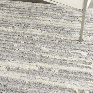 Zermatt ZER02 Grey/Ivory Area Rug by Nourison