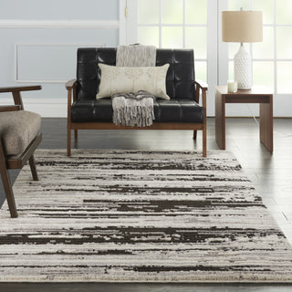 Zermatt ZER02 Ivory/Charcoal Area Rug by Nourison