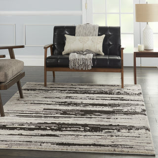 Zermatt ZER02 Ivory/Charcoal Area Rug by Nourison