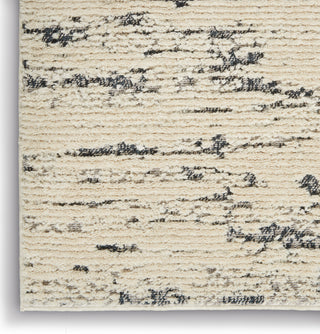 Zermatt ZER03 Ivory Blue Area Rug by Nourison