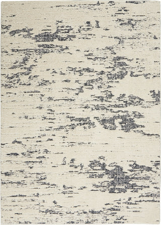 Zermatt ZER03 Ivory Blue Area Rug by Nourison