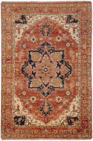 Surya Zeus ZEU-7805 Cherry Hand Knotted Area Rug 5'6'' X 8'6''