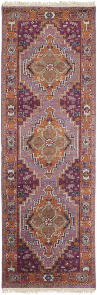 Surya Zeus ZEU-7820 Eggplant Area Rug 2'6'' x 8' Runner