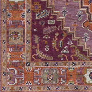 Surya Zeus ZEU-7820 Eggplant Hand Knotted Area Rug Sample Swatch