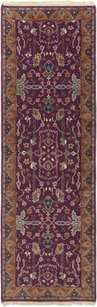 Surya Zeus ZEU-7821 Eggplant Area Rug 2'6'' x 8' Runner