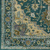 Surya Zeus ZEU-7822 Teal Hand Knotted Area Rug Sample Swatch