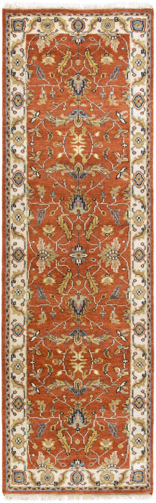 Surya Zeus ZEU-7824 Burnt Orange Area Rug 2'6'' x 8' Runner