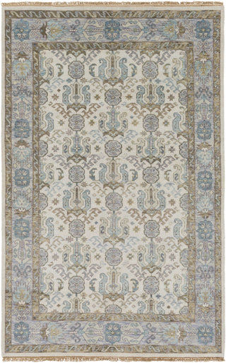 Zeus ZEU-7829 White Area Rug by Surya 5'6'' X 8'6''