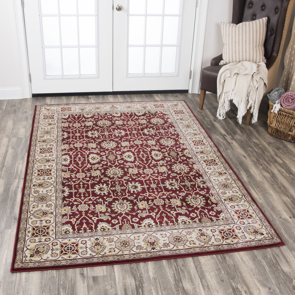 Rizzy Zenith ZH7059 Red Area Rug  Feature