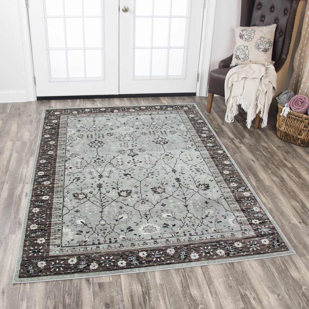 Rizzy Zenith ZH7087 Sage Green Area Rug  Feature