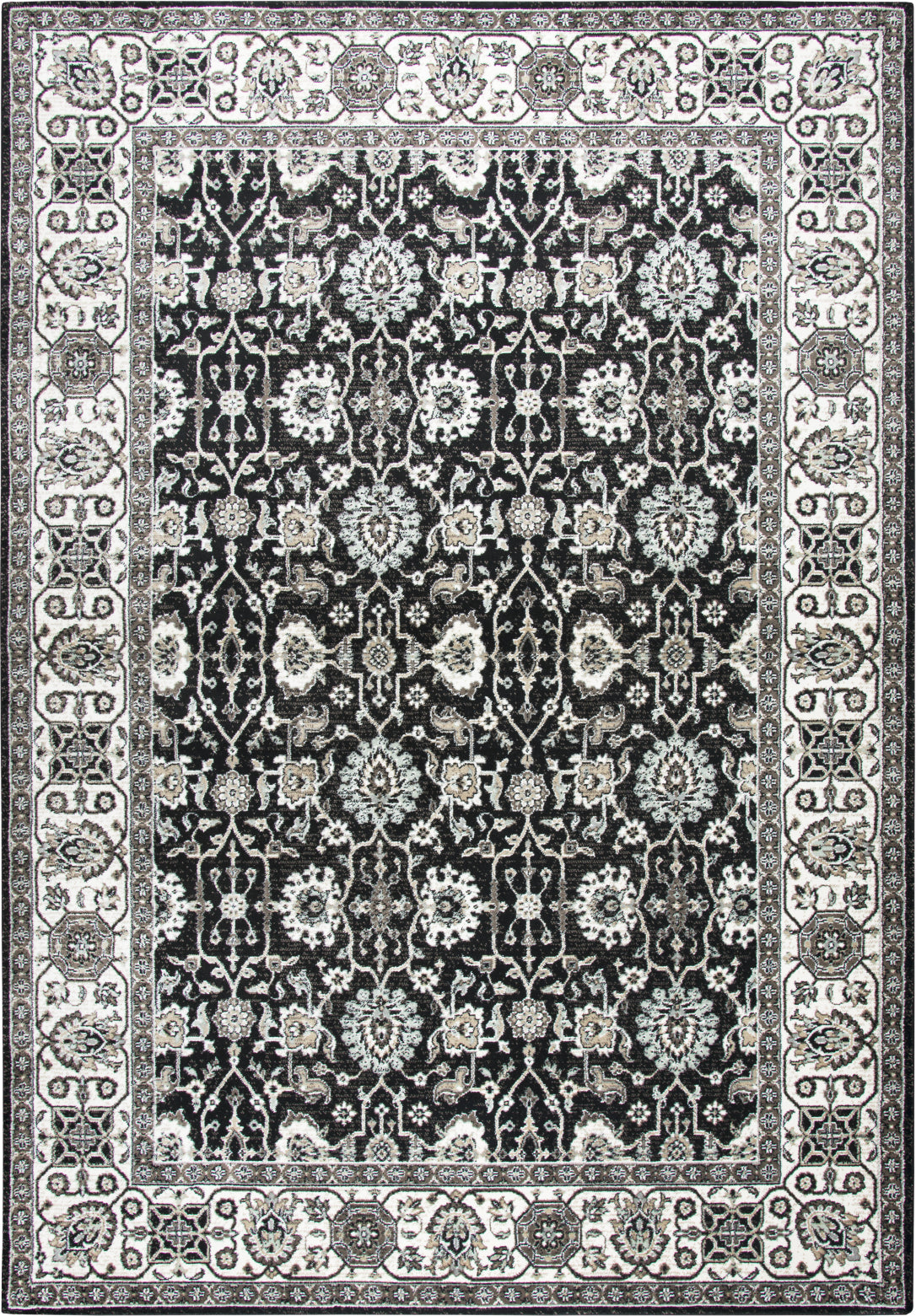 Rizzy Zenith ZH7092 Black Area Rug main image