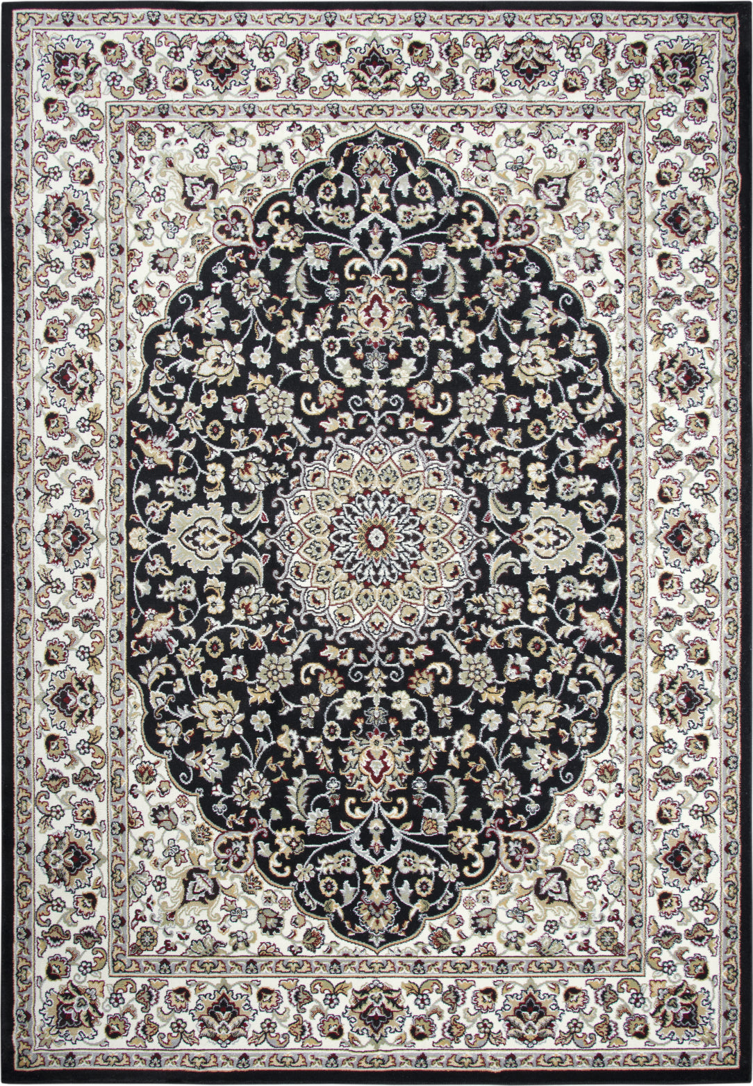 Rizzy Zenith ZH7113 Black Area Rug main image