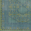 Surya Zahra ZHA-4000 Teal Hand Knotted Area Rug Sample Swatch