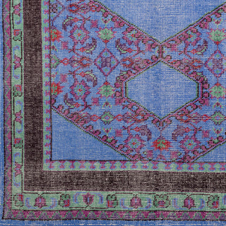 Surya Zahra ZHA-4002 Cobalt Hand Knotted Area Rug Sample Swatch