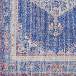 Surya Zahra ZHA-4003 Cobalt Hand Knotted Area Rug Sample Swatch