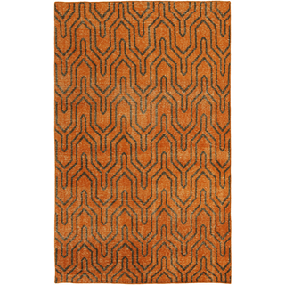 Surya Zahra ZHA-4017 Burnt Orange Area Rug 5'6'' x 8'6''