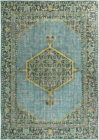 Surya Zahra ZHA-4027 Teal Hand Knotted Area Rug 8' X 11'