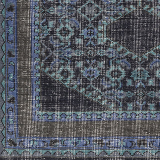 Surya Zahra ZHA-4033 Navy Hand Knotted Area Rug Sample Swatch