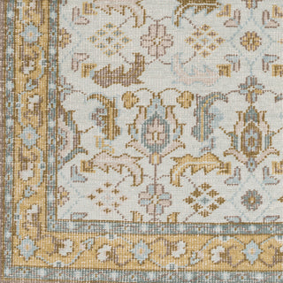 Surya Zahra ZHA-4038 Silver Gray Hand Knotted Area Rug Sample Swatch