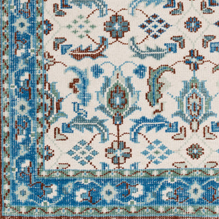 Surya Zahra ZHA-4040 White Hand Knotted Area Rug Sample Swatch