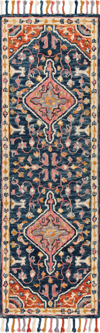 Loloi Zharah ZR-01 Navy/Multi Area Rug 2'6''x 7'6'' Runner