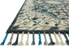 Loloi Zharah ZR-02 Teal/Grey Area Rug Detail Shot