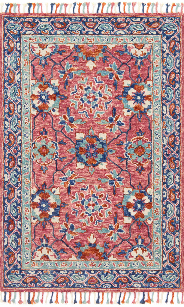 Loloi Zharah ZR-03 Rose/Denim Area Rug Main Image