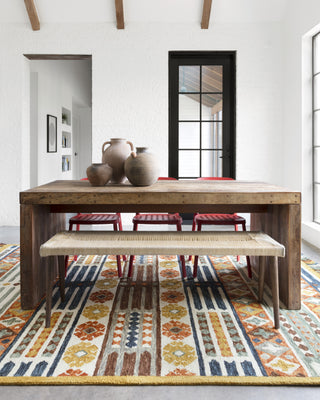 Loloi Zharah ZR-08 Santa Fe Spice Area Rug Room Scene Featured