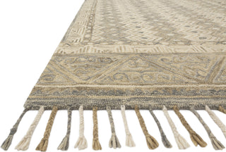 Loloi Zharah ZR-14 Sand/Ivory Area Rug Round Image Feature