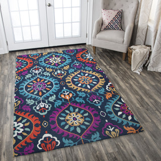 Rizzy Zingaro ZI770A Navy Area Rug 