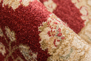 Momeni Ziegler ZE-01 Red Area Rug Detail Shot