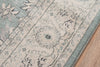 Momeni Ziegler ZE-03 Blue Area Rug Closeup