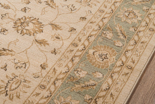 Momeni Ziegler ZE-04 Green Area Rug Closeup