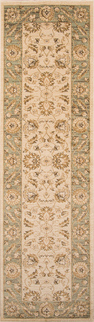 Momeni Ziegler ZE-04 Green Area Rug Runner