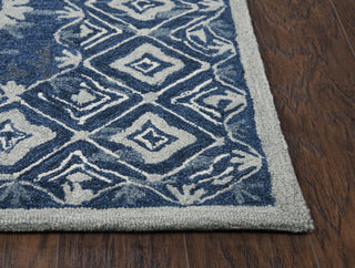 Rizzy Zingaro ZI017B Blue Area Rug Detail Image