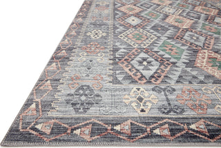 Loloi II Zion ZIO-01 Grey/Multi Area Rug Corner