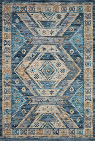 Loloi II Zion ZIO-02 Ocean/Gold Area Rug Main Image