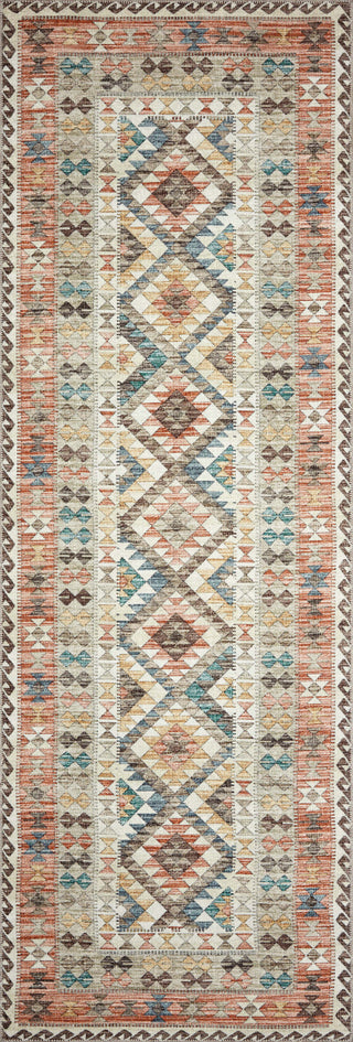 Loloi II Zion ZIO-04 Ivory/Multi Area Rug 2'6''x 7'6'' Runner