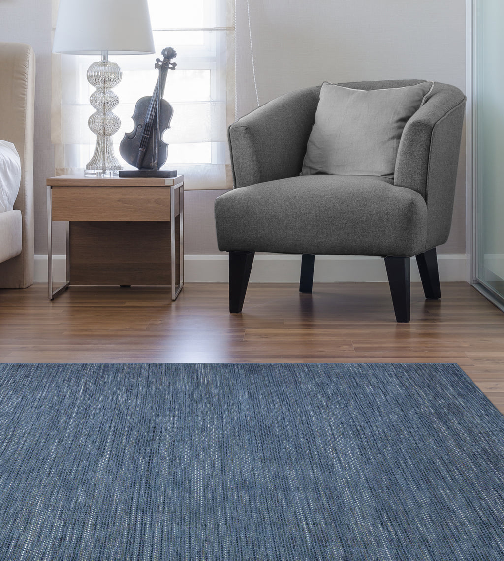 Dalyn Zion ZN1 Navy Area Rug Lifestyle Image Feature