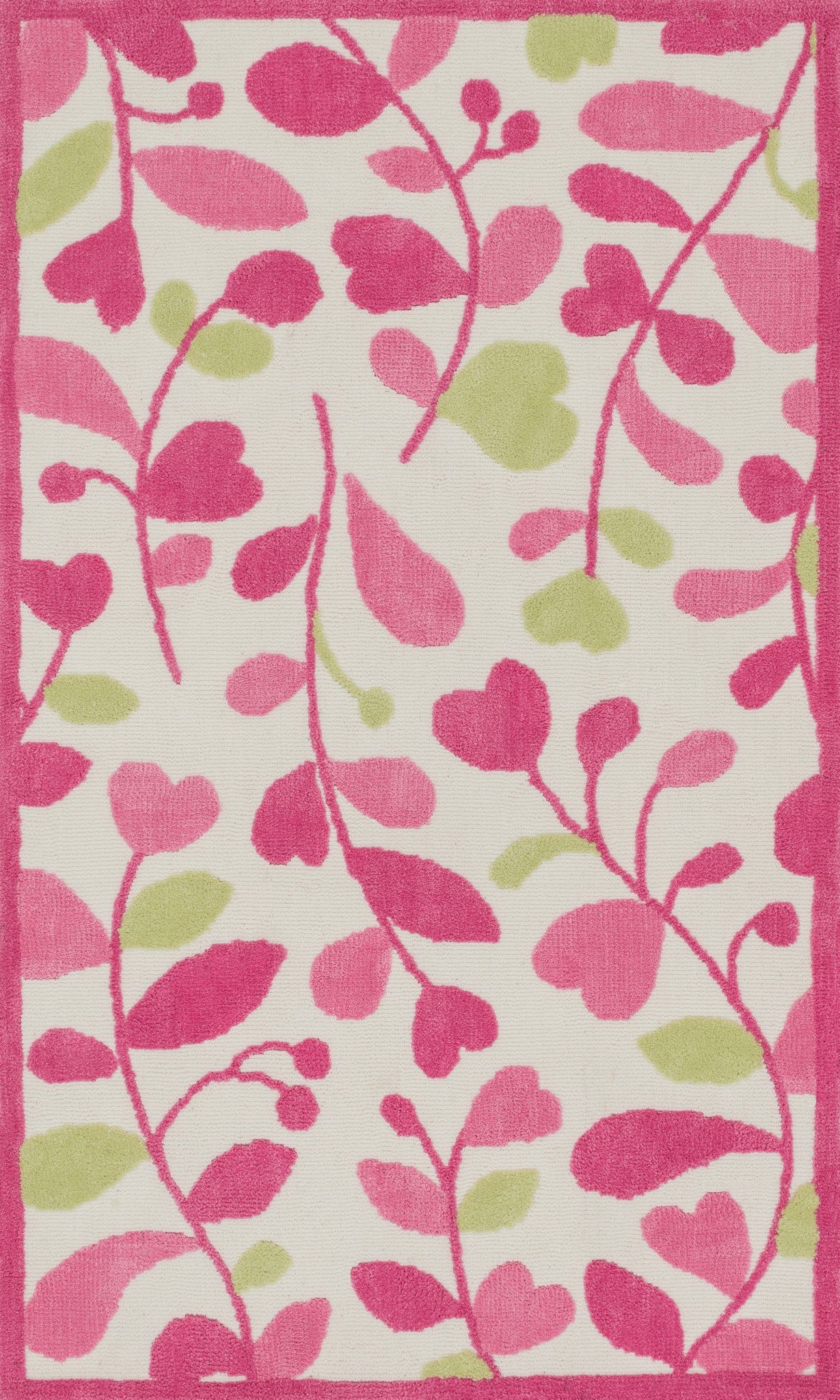 Loloi Zoey HZO05 Pink / Green Area Rug main image