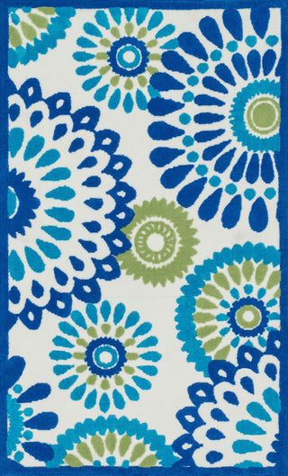 Loloi Zoey HZO06 Blue / Green Area Rug main image