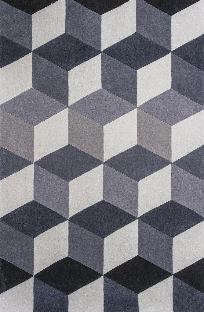 KAS Zolo 3906 Grey Kaleidoscope Area Rug main image