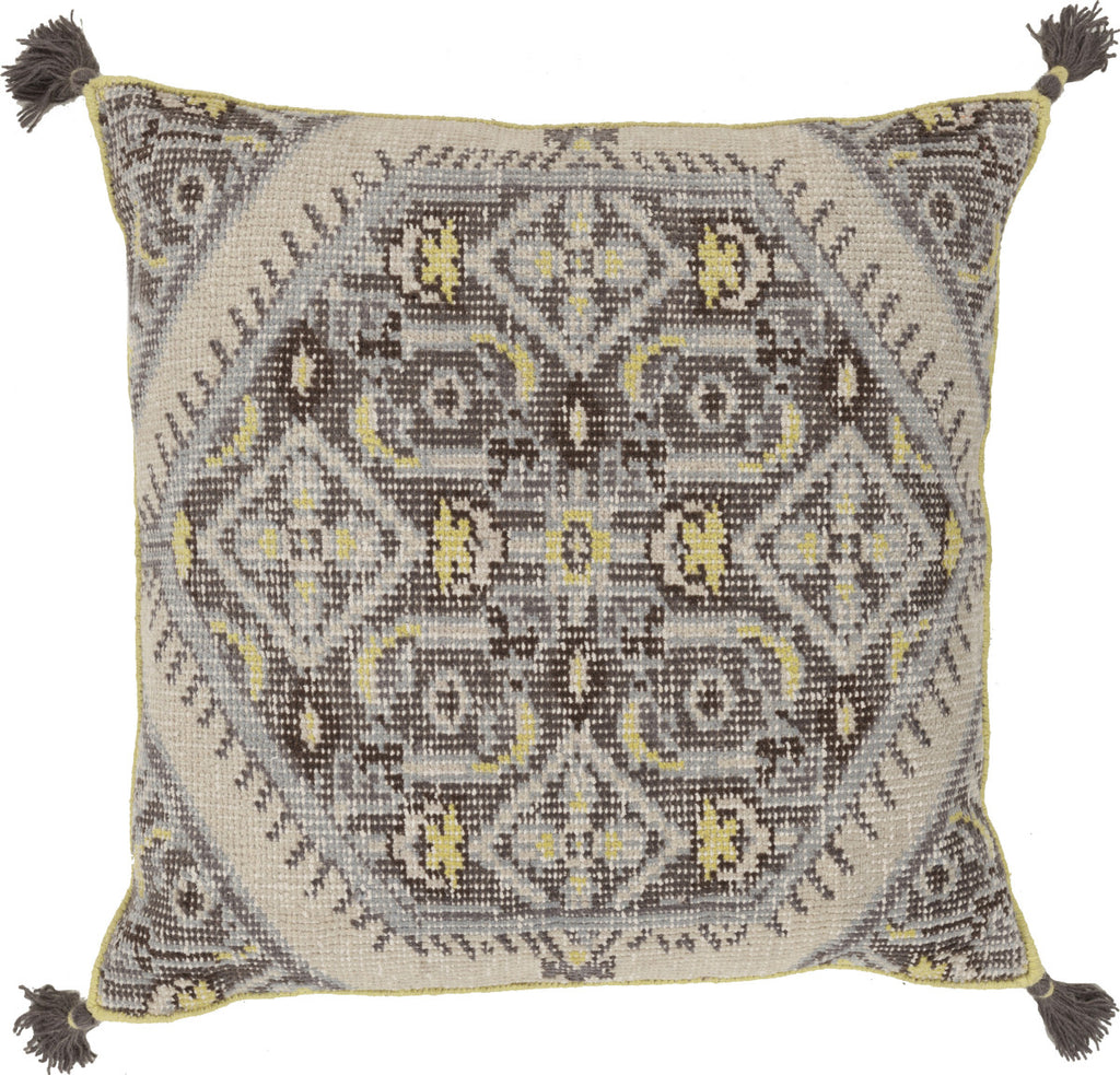 Surya Zahra Vintage Heirloom ZP-004 Pillow 30 X 30 X 5 Poly filled