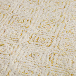 Dalyn Zoe ZZ1 Gold Area Rug Close Up 