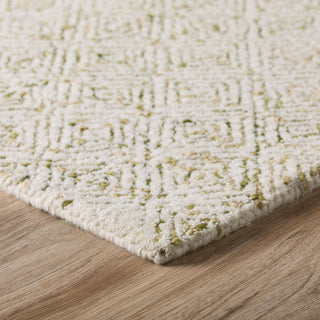 Dalyn Zoe ZZ1 Lime Area Rug Corner